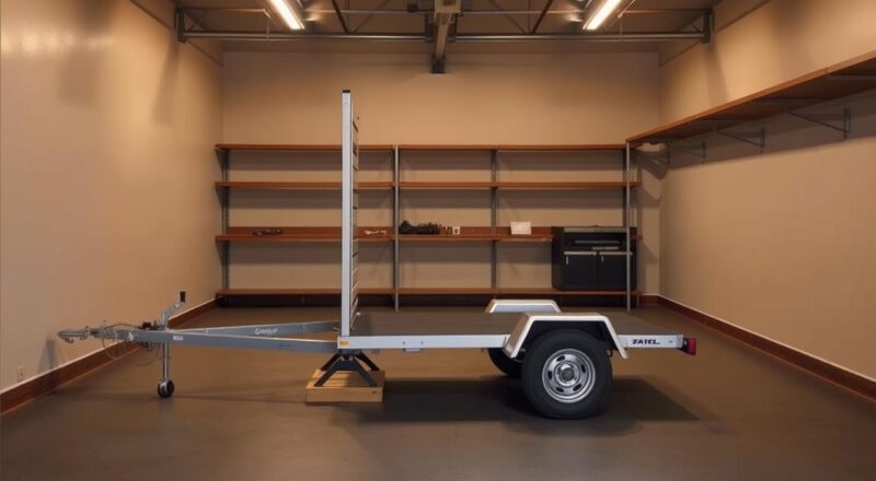 auto prikolica skladištenje auto prikolica skladištenje